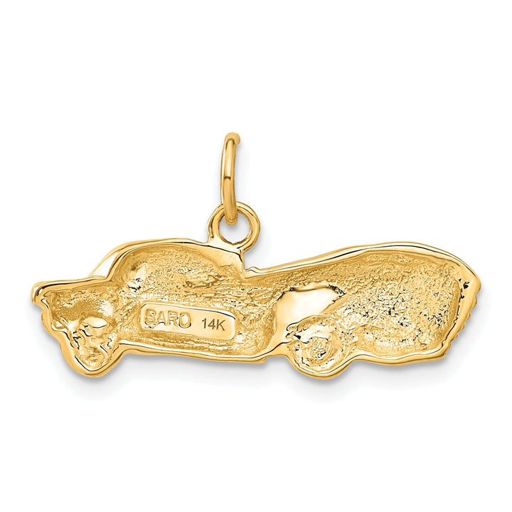 14k Yellow Gold Sports Car Charm