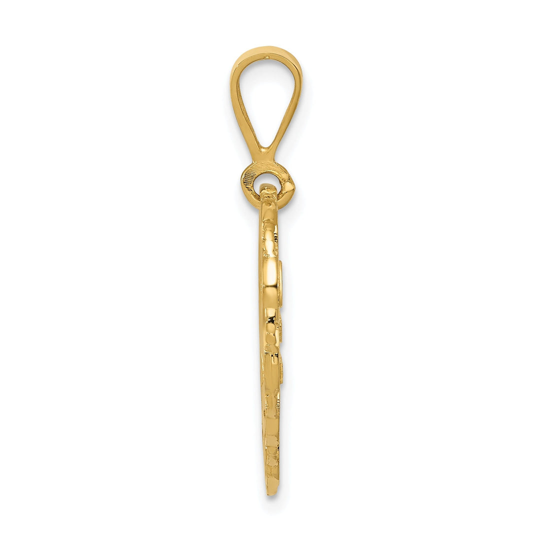14k Yellow Gold 25th Anniversary Charm