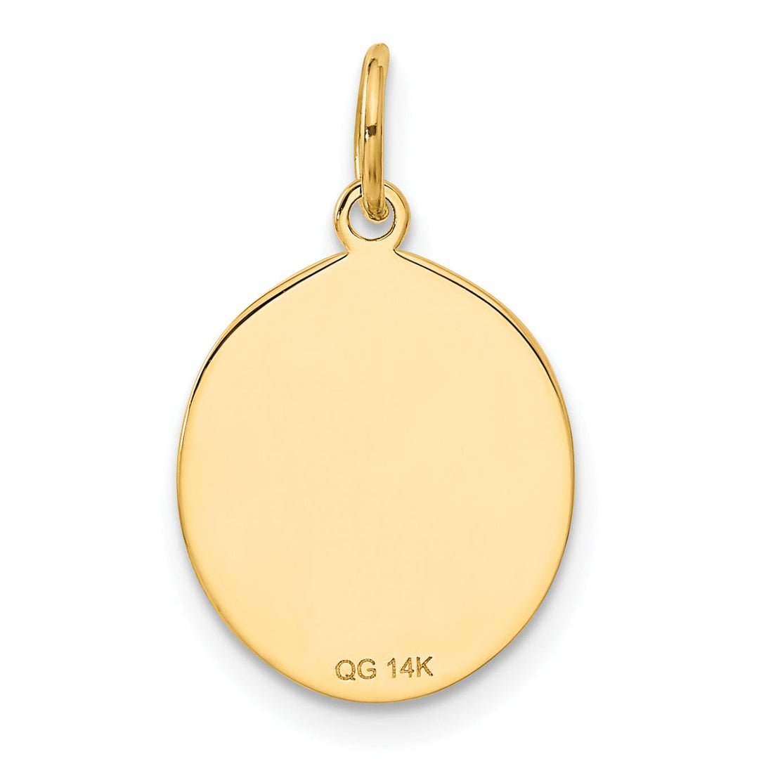 14k Yellow Gold Polished Finish COLLEGE GRADUATION Charm Pendant