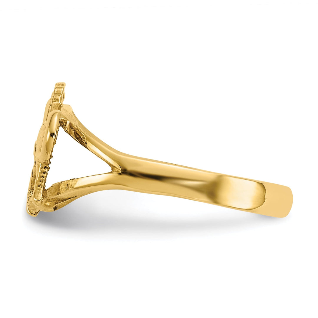 14k Yellow Gold Polished Horse Children's Ring