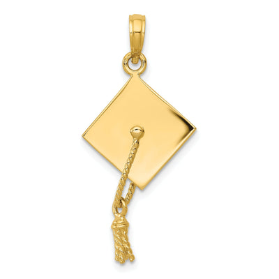 14k Yellow Gold Graduation Cap Pendant at $ 209.17 only from Jewelryshopping.com