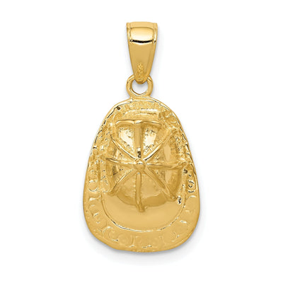 14k Yellow Gold 3-D Firefighter Hat Pendant at $ 299.58 only from Jewelryshopping.com