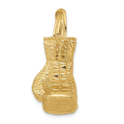 14k Yellow Gold Boxing Glove 3 D Charm Pendant at $ 830.89 only from Jewelryshopping.com