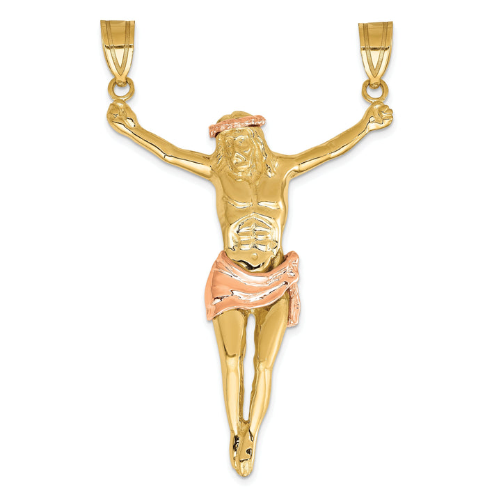 14k Two tone Gold Corpus Pendant