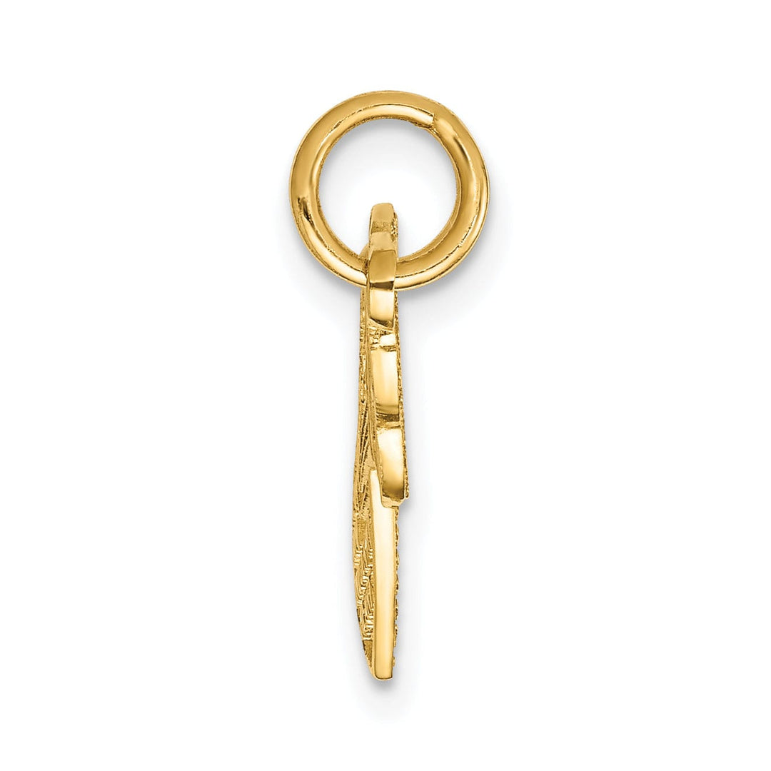 14K Yellow Gold 2-Piece Break Apart HE WHO HOLDS THE KEY CAN UNLOCK MY HEART Charm