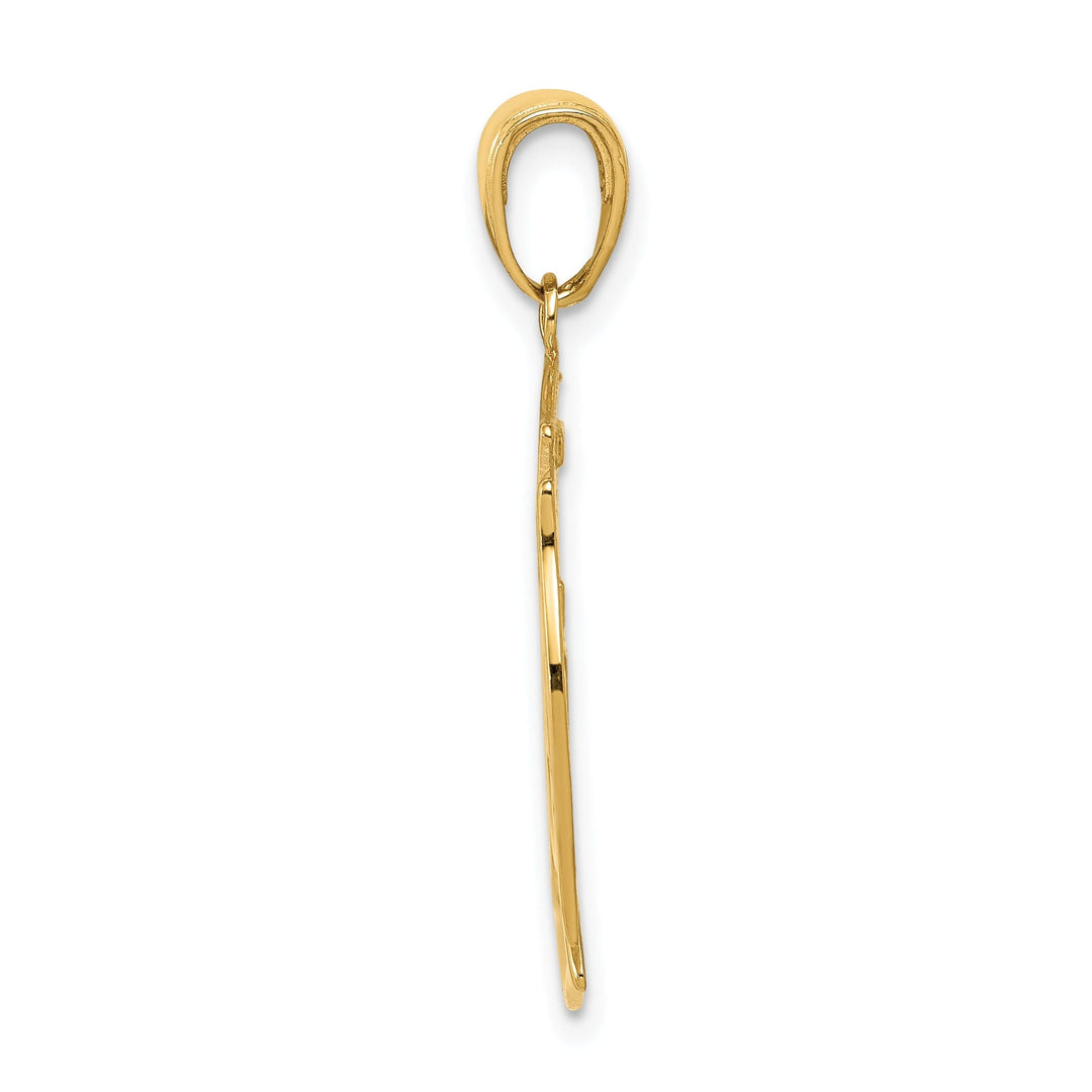 14k Yellow Gold F.D Member in Shield Pendant