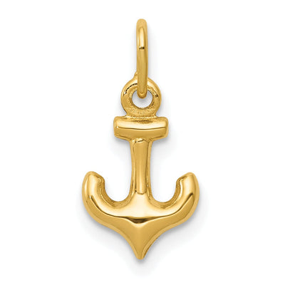 14k Yellow Gold Anchor Charm at $ 23.72 only from Jewelryshopping.com
