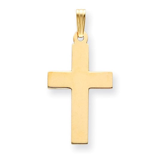 14k Yellow Gold Cross Pendant