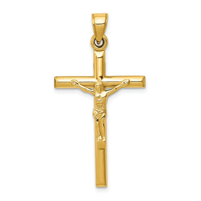14k Yellow Gold Hollow Crucifix Pendant at $ 97.82 only from Jewelryshopping.com