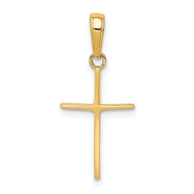 14k Yellow Gold Polished Cross Pendant at $ 53.04 only from Jewelryshopping.com
