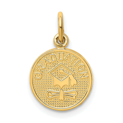 14k Yellow Gold Graduation Charm at $ 113.22 only from Jewelryshopping.com