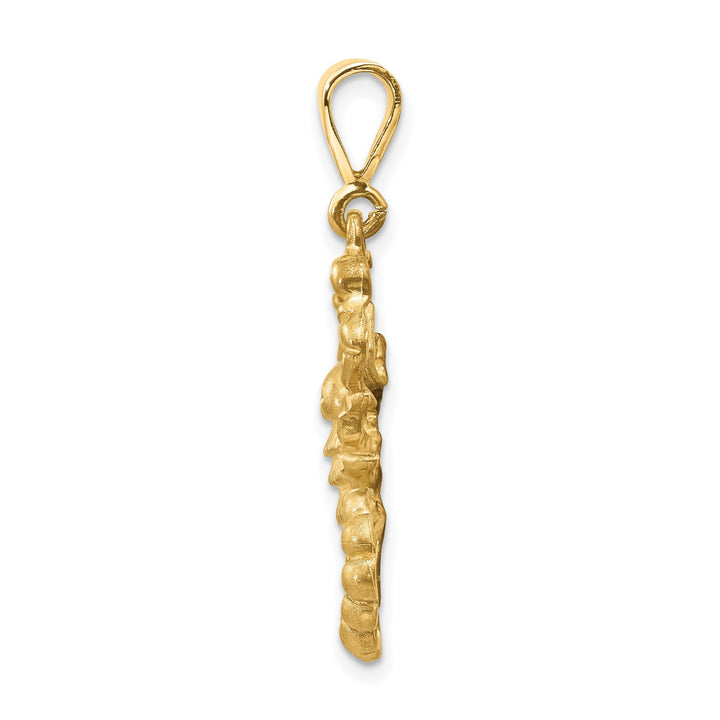 14k Yellow Gold Scorpio Zodiac Charm Pendant