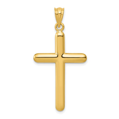 14k Yellow Gold Polished Cross Pendant at $ 166.12 only from Jewelryshopping.com
