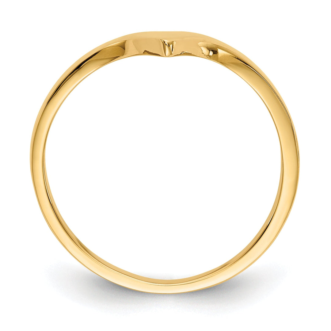 14k Yellow Gold Polished Fancy Ring