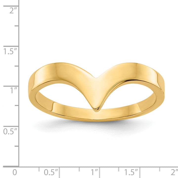14k Yellow Gold Polished Fancy Ring