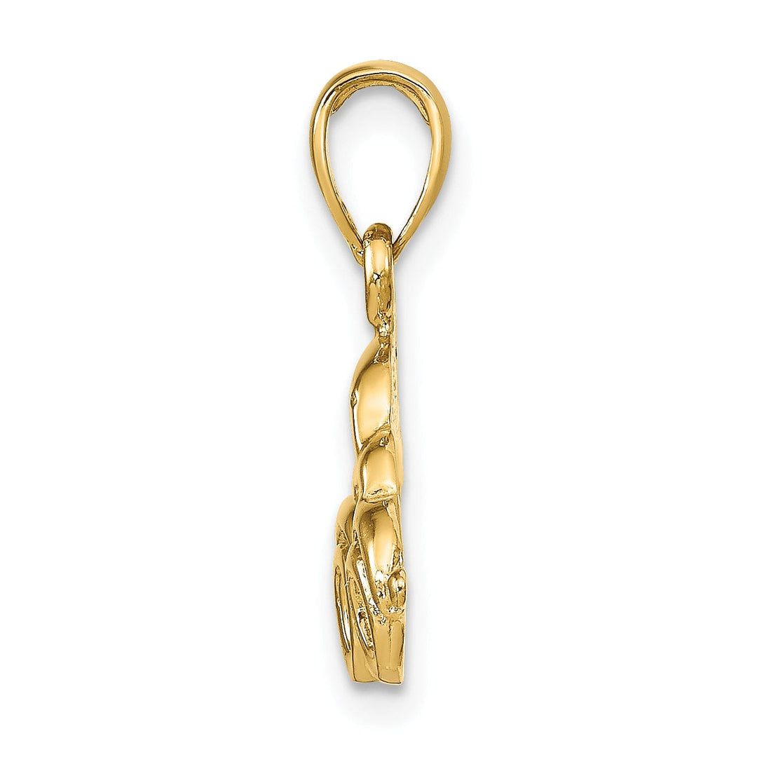 14k Yellow Gold Classic Antique Car Pendant