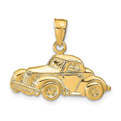 14k Yellow Gold Classic Antique Car Pendant at $ 227.41 only from Jewelryshopping.com