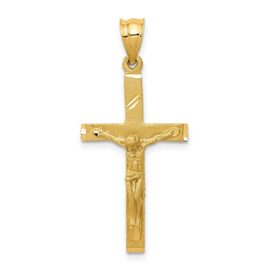 14k Yellow Gold Latin Crucifix Pendant at $ 160.41 only from Jewelryshopping.com