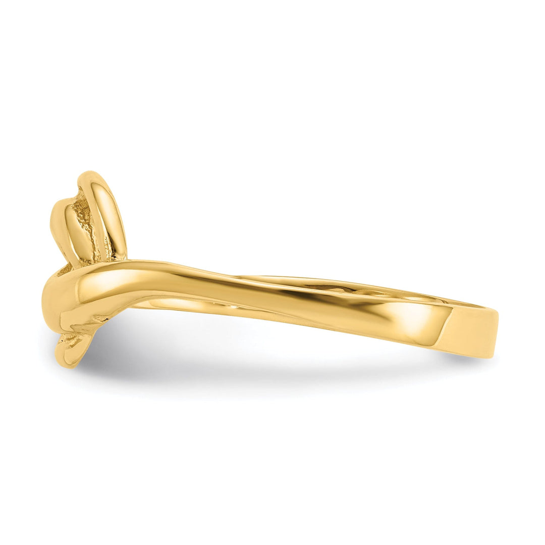 14k Yellow Gold Free Form Ring