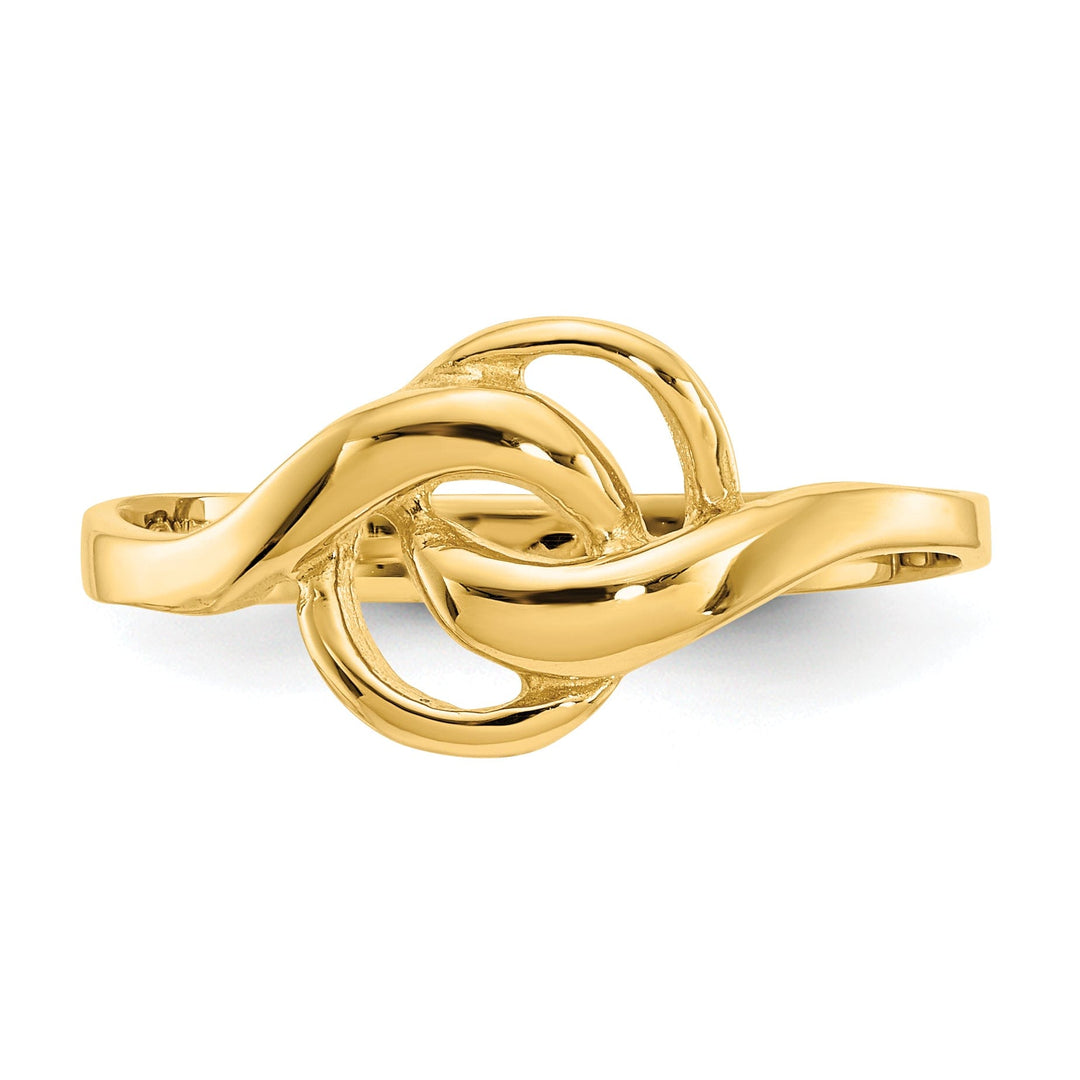 14k Yellow Gold Free Form Ring