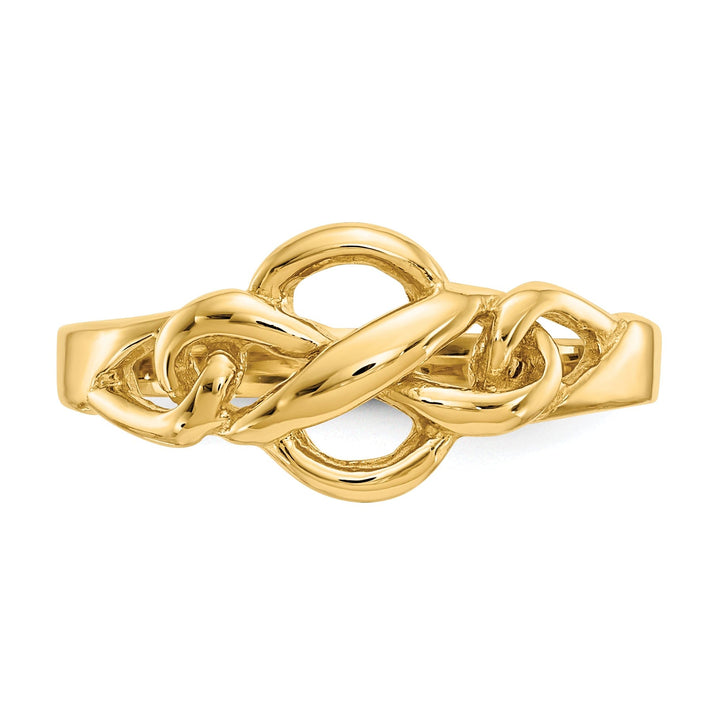 14k Yellow Gold Free Form Knot Ring