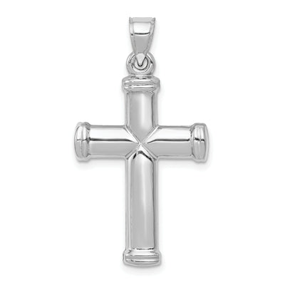 14k White Gold Polished Cross Pendant at $ 127.11 only from Jewelryshopping.com