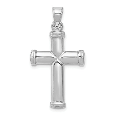 14k White Gold Polished Cross Pendant at $ 127.11 only from Jewelryshopping.com