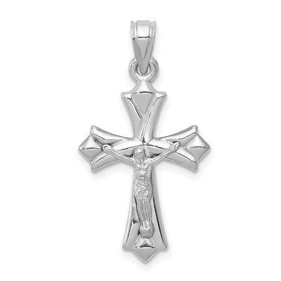 14k White Gold Reversible Crucifix Cross Pendant at $ 82.06 only from Jewelryshopping.com