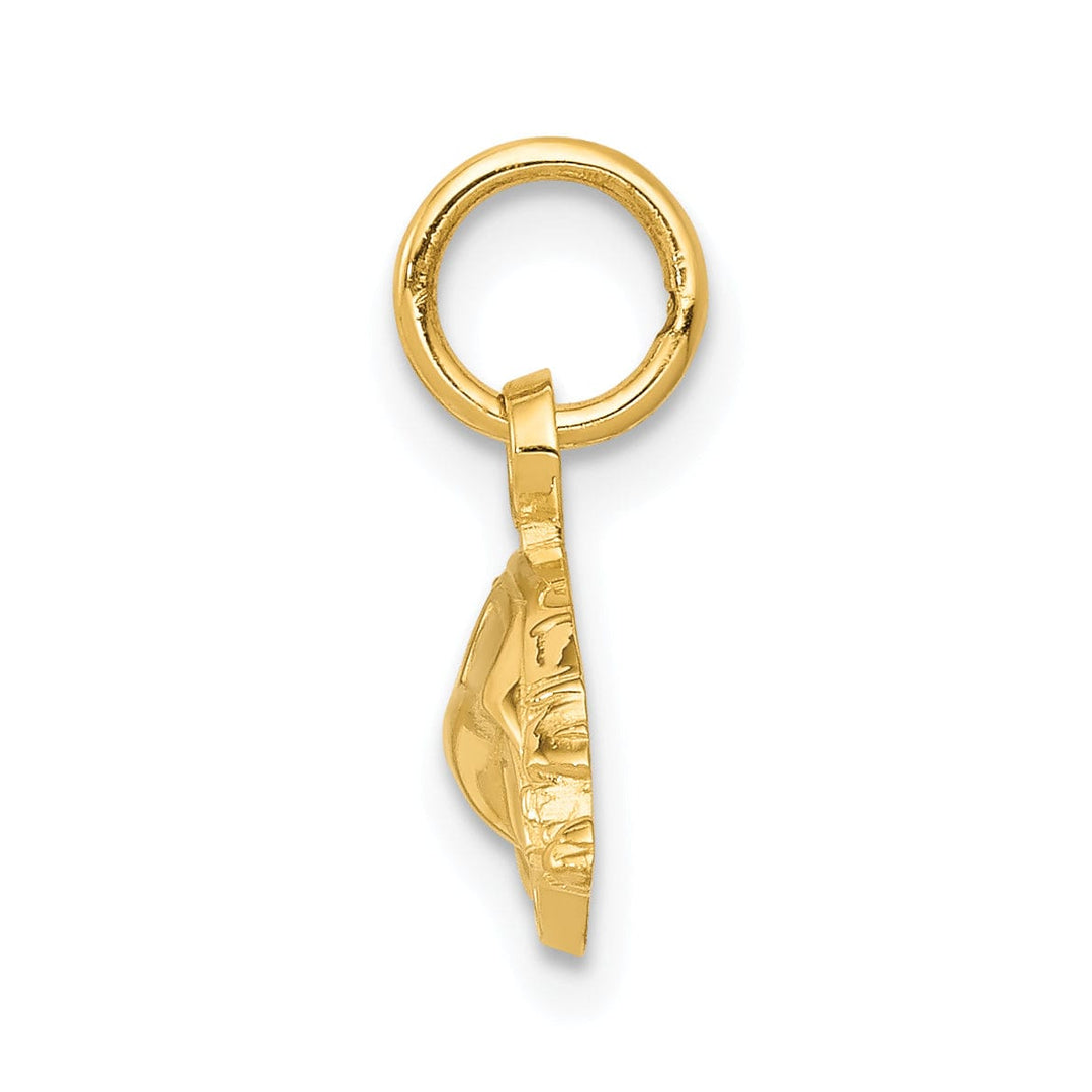 14k Yellow Gold Polished Finish Car Charm Pendant