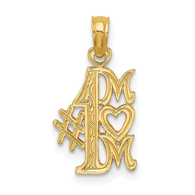 14k Yellow Gold Solid Polished Finish 3-Dimensional Star Charm Pendant at $ 55.4 only from Jewelryshopping.com
