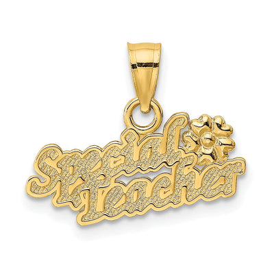14k Two Tone Gold Polished Multi-Color Enameled Finish 3-Dimensional ABC School Book Charm Pendant at $ 72.1 only from Jewelryshopping.com