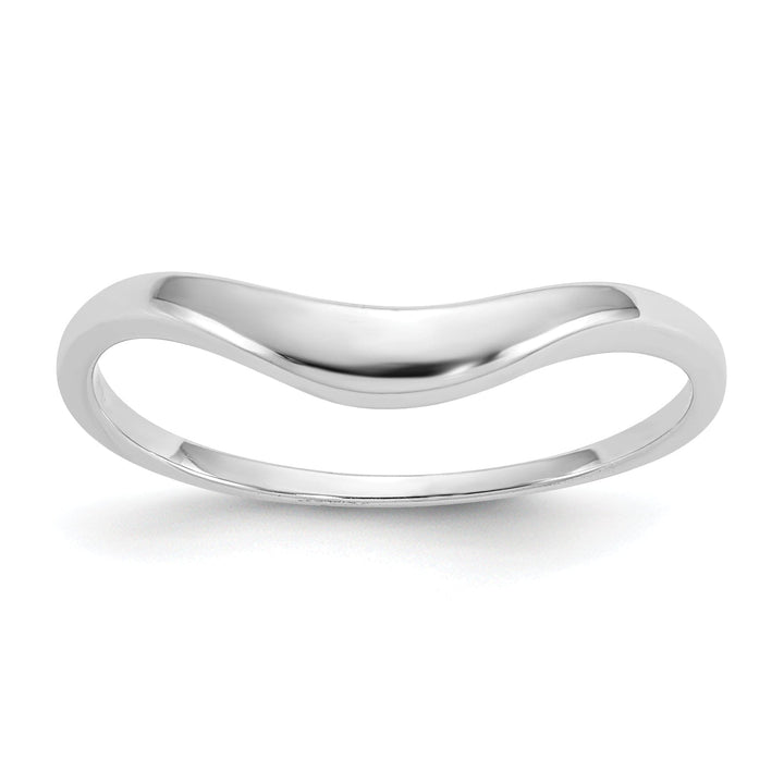 14k White Gold Timeless Creations Swirl Ring