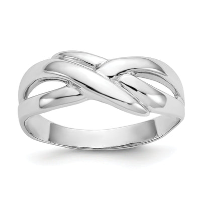 14k White Gold Timeless Creations X Dome Ring at $ 300.62 only from Jewelryshopping.com