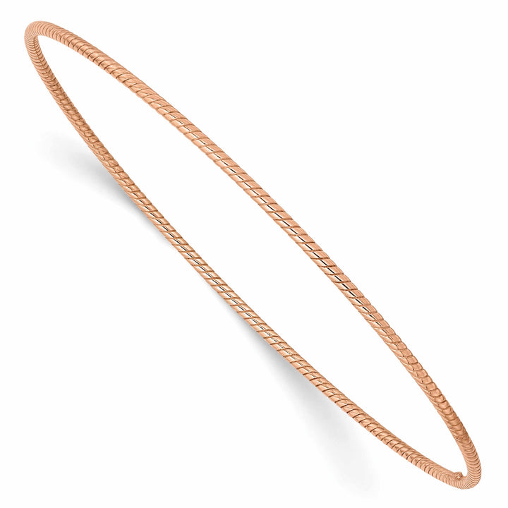 14k 1. Gold Twist Bangle Bracelet