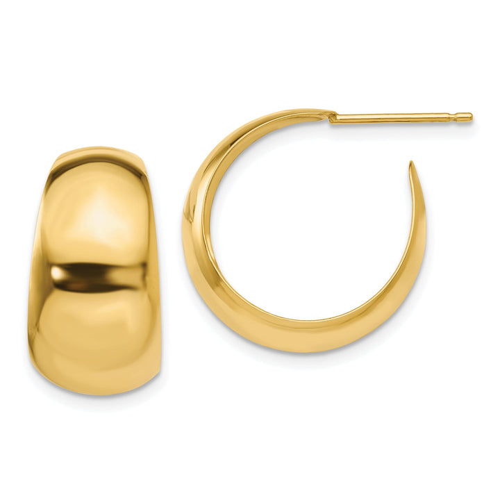 14k Yellow Gold Small Hoop Earrings