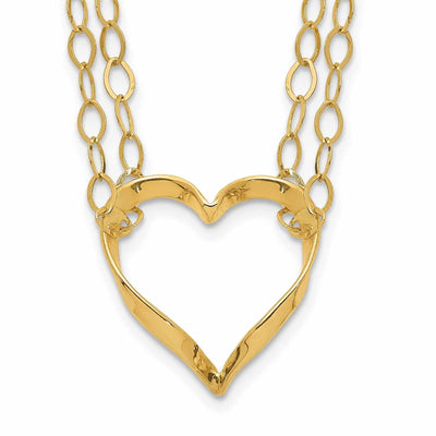 14k Gold Adjustable Double Strand Necklace