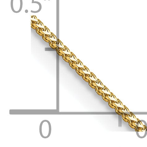 14k Yellow Gold Polished 0.90mm Franco Chain