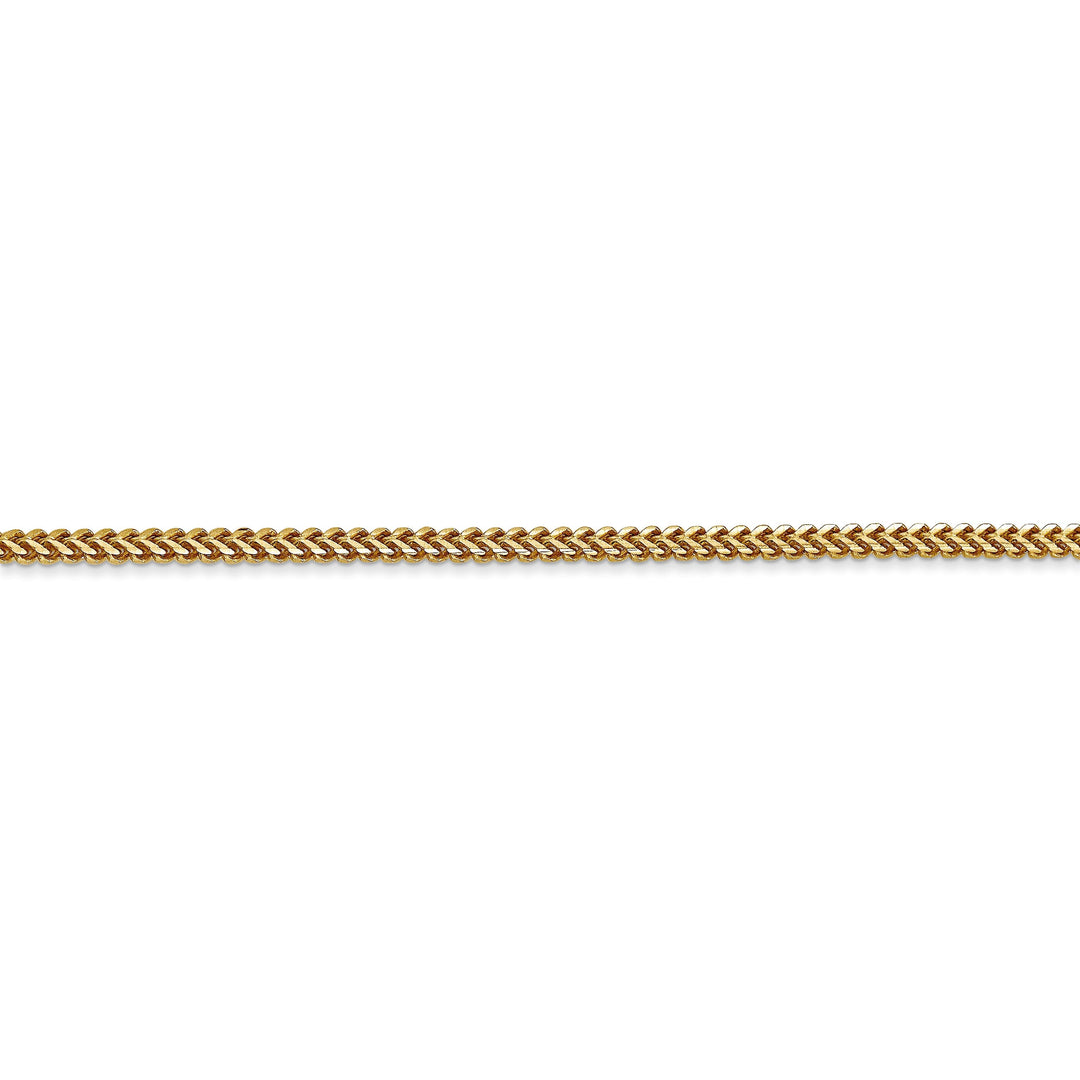 14k Yellow Gold Polished 1.50mm Franco Chain