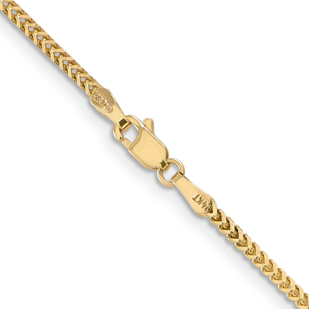 14k Yellow Gold Polished 1.50mm Franco Chain