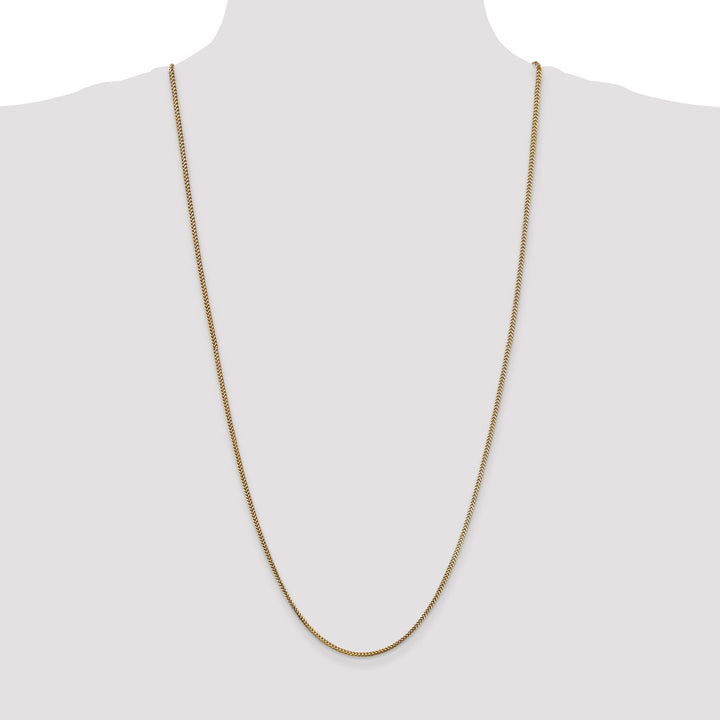 14k Yellow Gold Polished 1.50mm Franco Chain