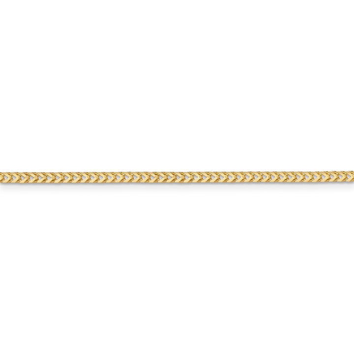 14k Yellow Gold Polished 2.00mm Franco Chain