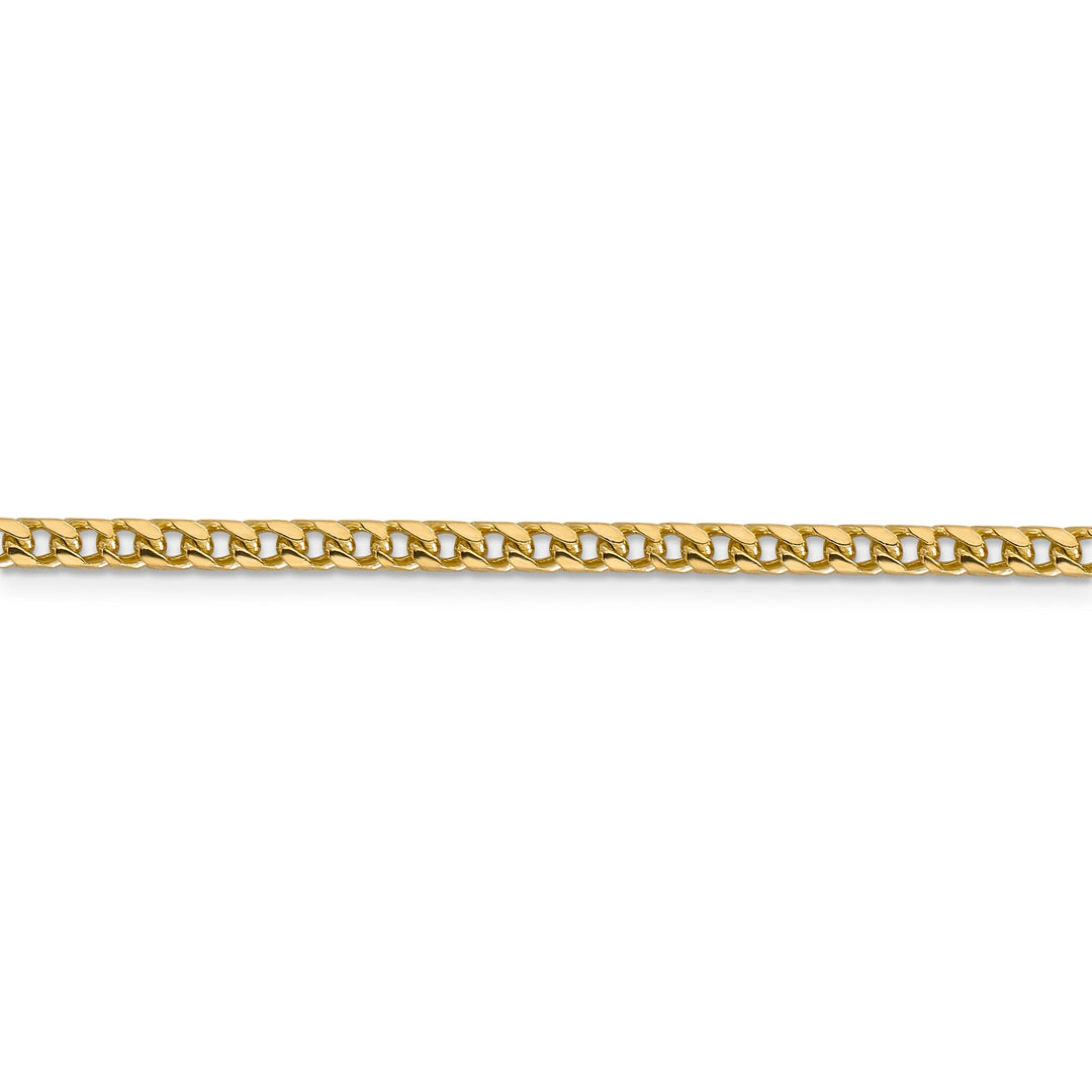 14k Yellow Gold Polished 3.00mm Franco Chain