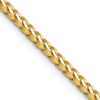 14k Yellow Gold Polished 3.00mm Franco Chain at $ 1022.21 only from Jewelryshopping.com