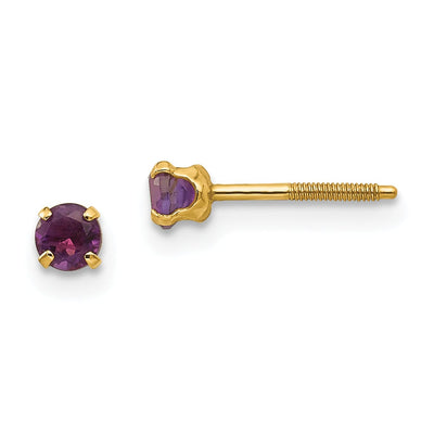 14k Yellow Gold Madi K Amethyst Earrings at $ 56.9 only from Jewelryshopping.com