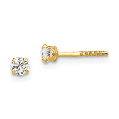 14k Yellow Gold Madi K white zircon Earrings at $ 53.58 only from Jewelryshopping.com