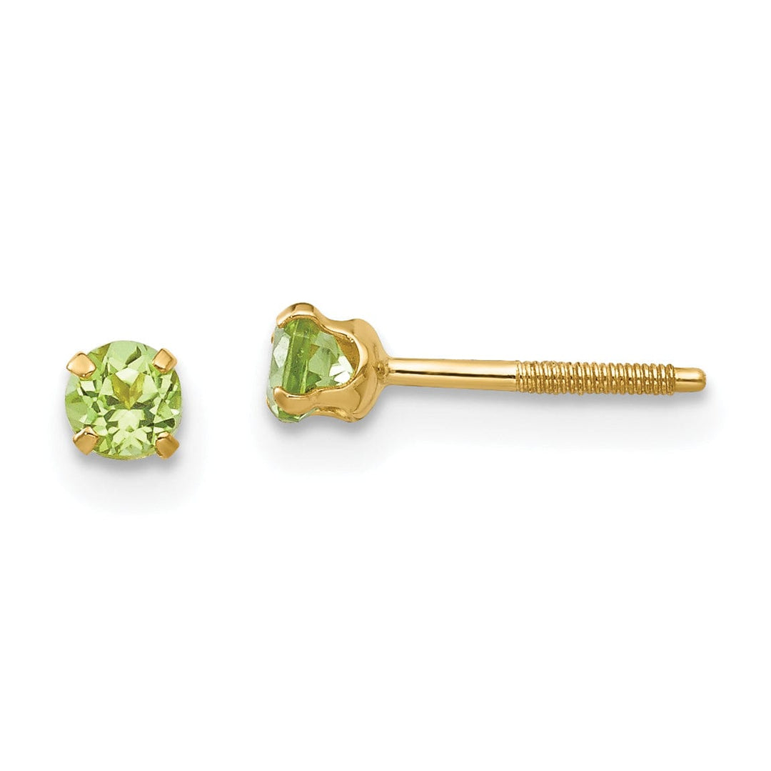 14k Yellow Gold Madi K Peridot Earrings