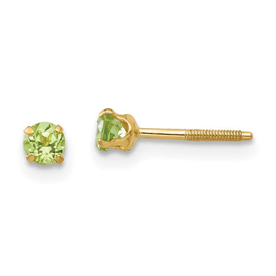 14k Yellow Gold Madi K Peridot Earrings at $ 54.93 only from Jewelryshopping.com