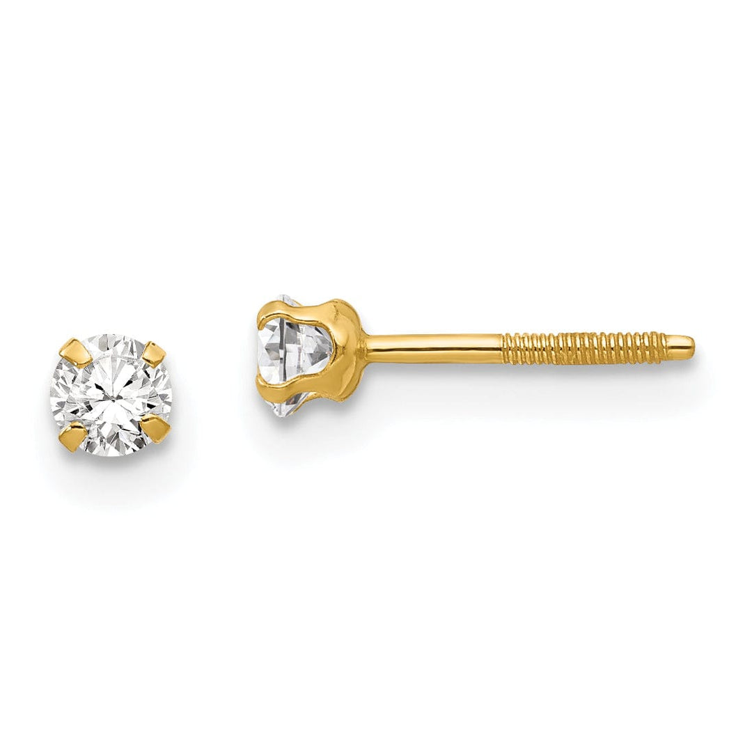 14k Yellow Gold Madi K Synthetic Spinel Earring