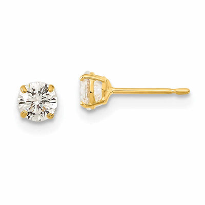 14k Gold Round Basket Set Stud Earrings at $ 25.53 only from Jewelryshopping.com