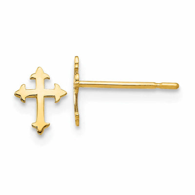 14k Madi K Childrens Cross Post Earrings at $ 33.97 only from Jewelryshopping.com